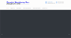 Desktop Screenshot of premiermach.com